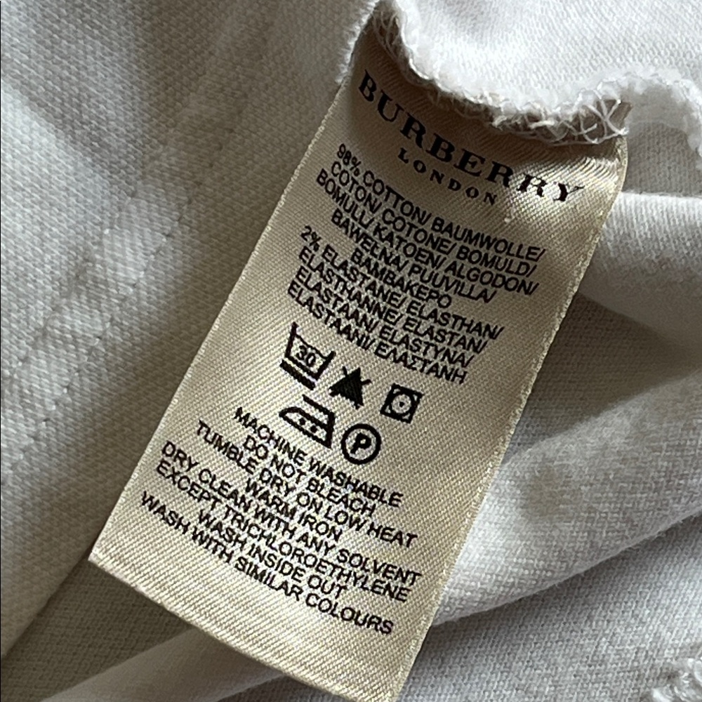 Burberry Short Sleeve Polo Top - Picture 12 of 14